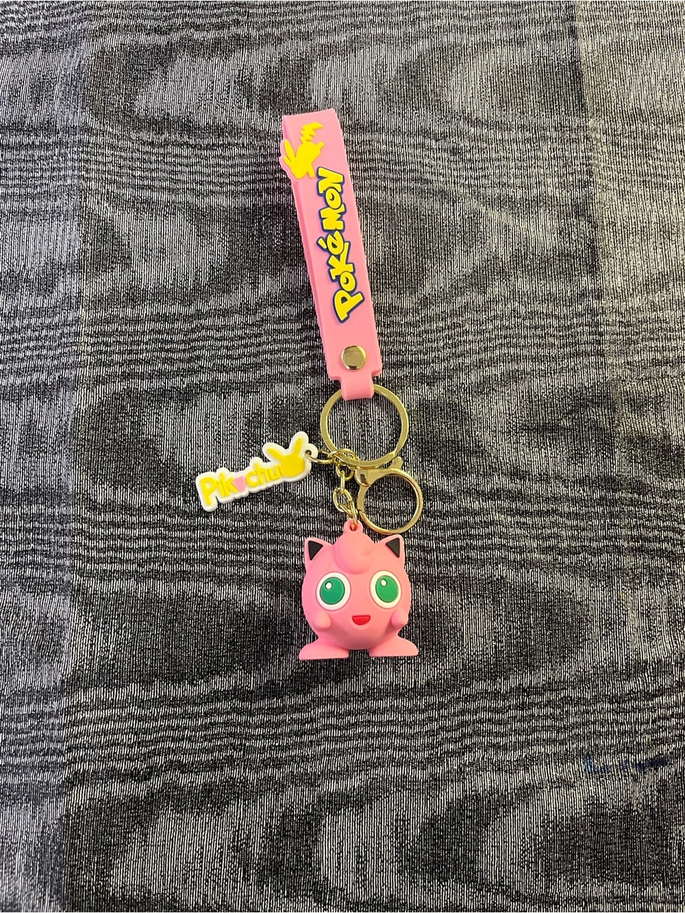 Pink Jigglypuff Keychain brand new - Official Style
